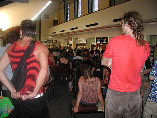 Brunswick Library, view from back of the room, 25 January 2006