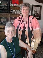 Joyce Warshow with Joan Nestle